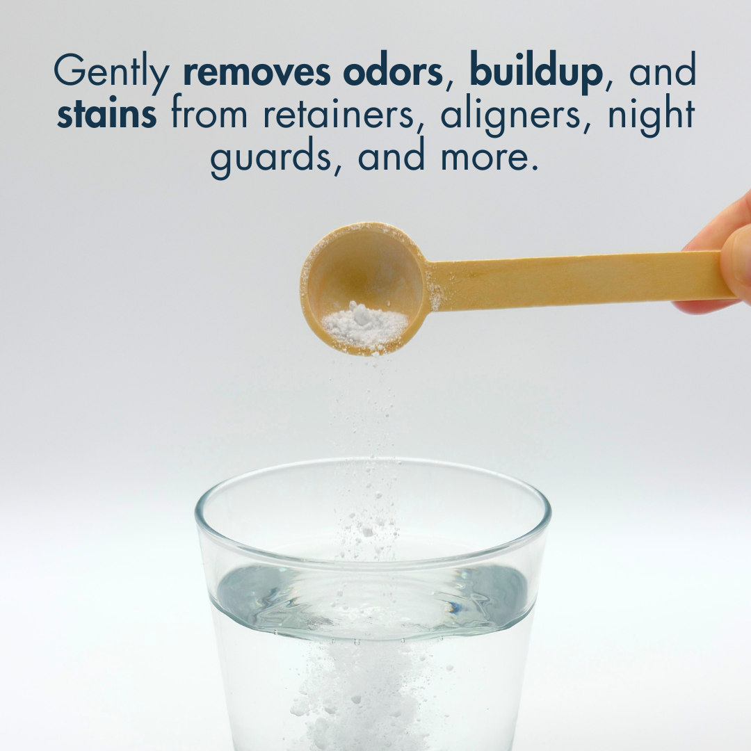 The Daily Refresher™ 100% Natural Retainer & Aligner Cleaner Powder